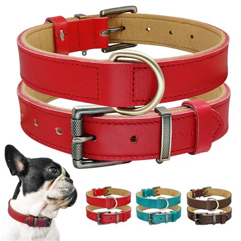 luxury leather dog collars